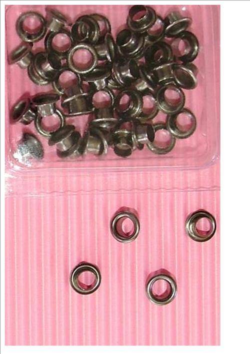 ON SPECIAL:  50 large EYELETS:  colour GUN METAL