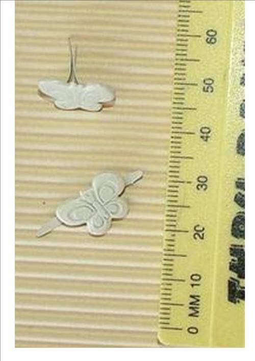 BUTTERFLIES:  colour BEIGE 12 per packet