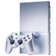 SONY PLAYSTATION 2 SILVER SLIM CONSOLE with 2 controllers+memory card and 8 GAMES!!! BARGAIN!!