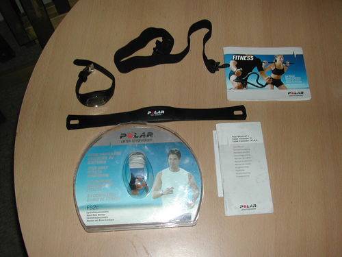 Polar FSc2 Heart Rate Monitor Watch with Box,Heart  Straps + Manual great Condition BARGAIN!