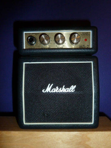 MARSHALL  mini Guitar amp ms-2  awesome sound!!