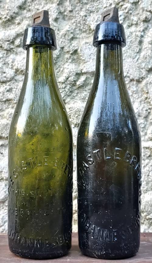 CASTLE BREWERY BEER BOTTLES