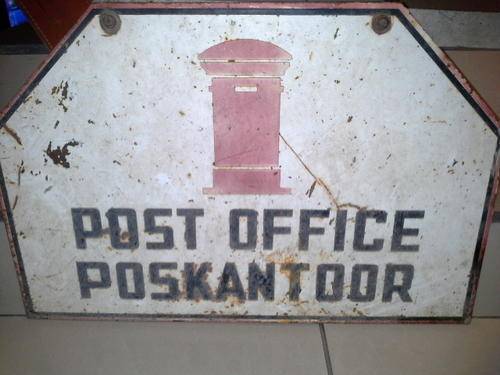 old post office sign