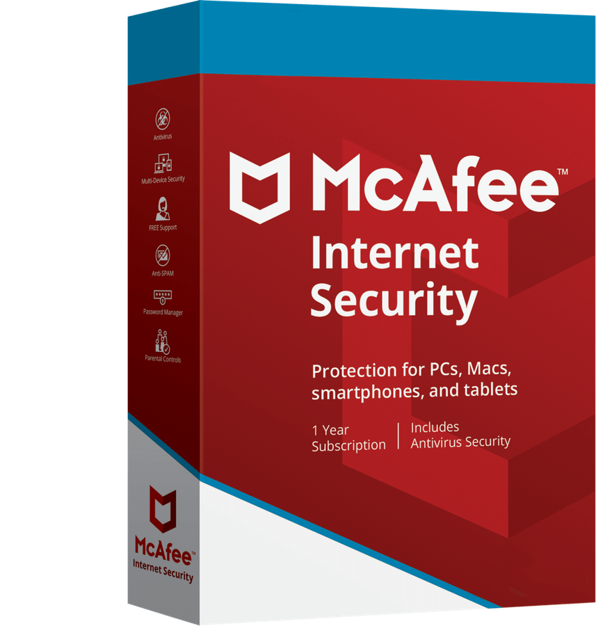 McAfee Internet Security 1 Year 1 Device
