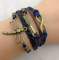 Infinity Bracelets Blue Dragonfly