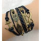 Infinity Bracelet faith Anchor Owl