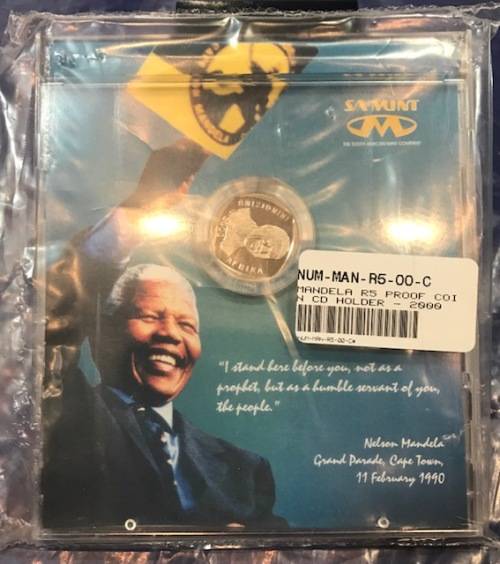 Mandela R5 2000 Proof in CD Holder