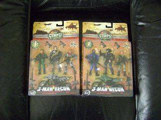 The Corps - 2 by 3 Man Recon Teams - Mint in Box