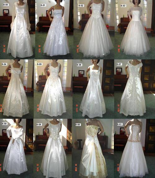 12 WEDDING DRESSES - WHOLESALE LOT