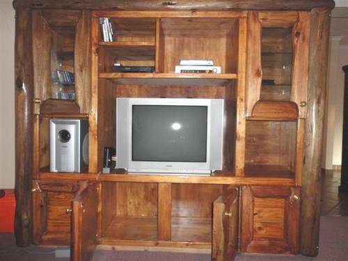 Wall Unit (Saligna), Coffee table and 2 x Side tables - 4 piece