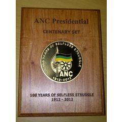 2012 ANC Presidential Centenary Gold Plated 12 Coin Set