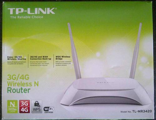 TP-LINK MR3420 3G/4G WIRELESS