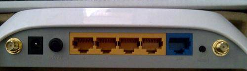 Rear of the Wi-Fi Modem