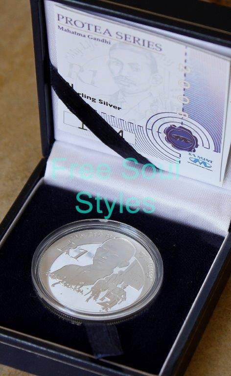 2008 Young Gandhi Silver R1 in SA Mint Box