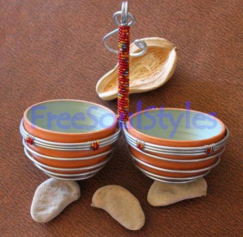 Beautiful Hanging Double Basket Bird Feeder