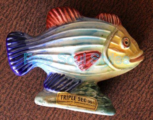 Triple Sec Ceramic Cognac Decanter