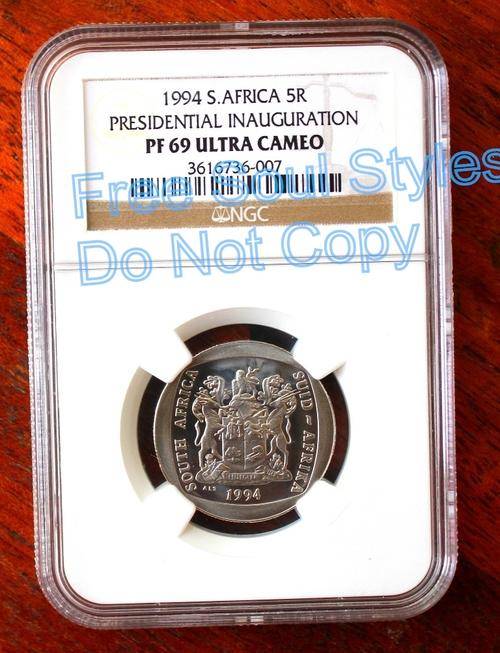 1994 R5 Inauguration Coin NGC Graded PF 69 Ultra Cameo