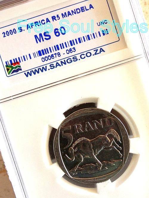 2000 Nelson Mandela R5 SANGS Graded MS 60