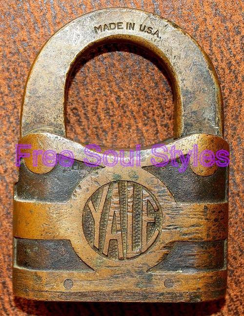 True Yale Mining Shed Solid Brass Padlock