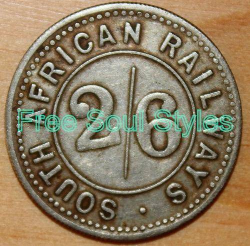 South African Railways Catering Dept 2/6  - Herns #570 0