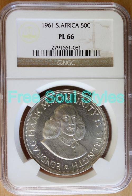 1961 Crown (50c) NGC Graded PL 66