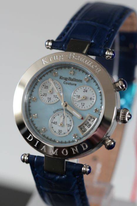 Retail - R13,000.00: 2018 Collection! Krug Baumen Men/Women Couture Chrono Diamond Watch