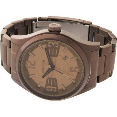 POLICE MEN'S 45MM STAINLESS STEEL BAND IP STEEL CASE QUARTZ WATCH
