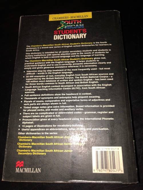 South African Students Dictionary