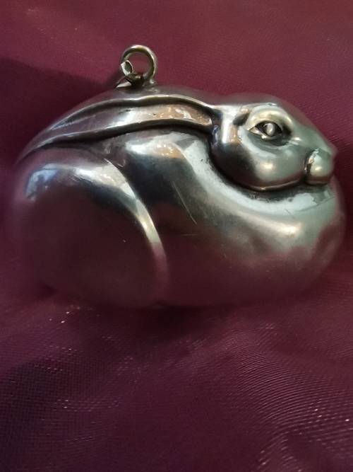 Sterling Silver Bunny pendant