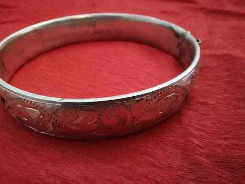 Vintage Silver hallmark bangle