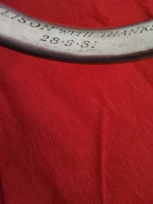 Vintage Silver hallmark bangle