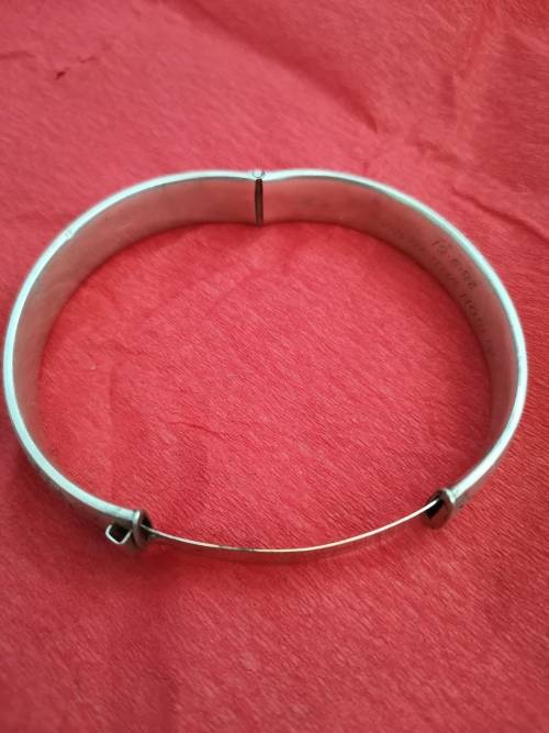 Vintage Silver hallmark bangle