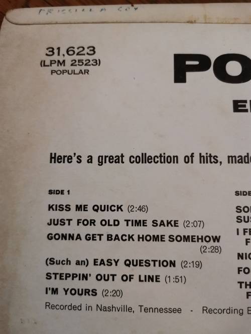 Elvis - pot luck - vinyl