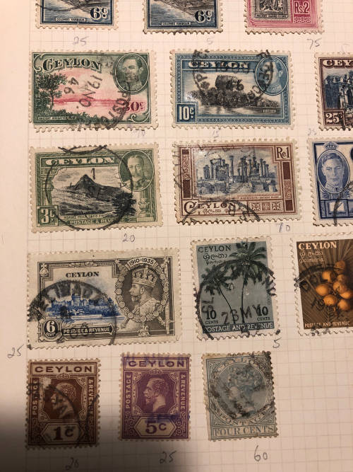 Ceylon Stamps