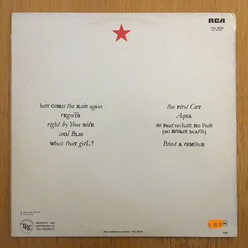 Eurythmics - Touch LP/Album (1983 SA press) VG+/VG+