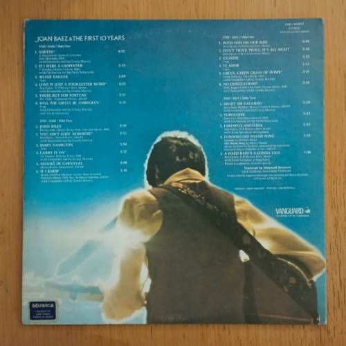 Joan Baez - The First 10 Years 2xLP/Comp. (1970 US import) VG+/VG+/VG+