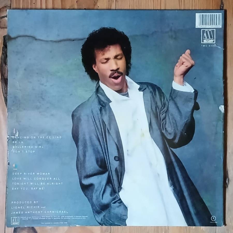 Lionel Richie - Dancing On the Ceiling LP/Album (1986 SA press) G+/G