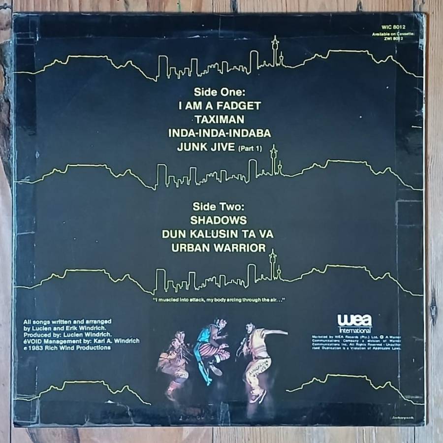 éVoid (self-titled) LP/Album (1983 SA press) VG+/VG