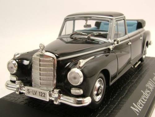 Mercedes-Benz 300d Landaulet (W189) 1963 black 1/43 Norev NEW+boxed  #4199 instant wheels