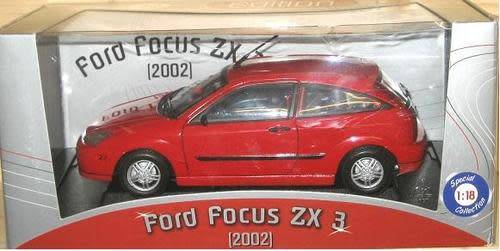 Ford Focus ZX 3 2002 red 1/18 Premium Edtns NEW FREE shipping ex SA stock #8908 instant wheels