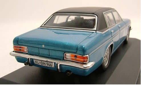Opel Admiral B 1969 blue 1/43 WhiteBox NEW+boxed  #4008 instant wheels