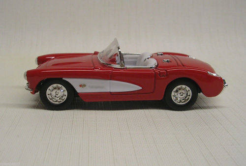 Chevrolet Corvette red+white 1957 1/43 RoadSignature NEW+boxed  #4061 instant wheels