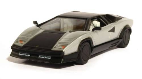 Lamborghini Countach Evoluzione 1987 silver 1/43 Whitebox NEW+boxed #4346 instant wheels