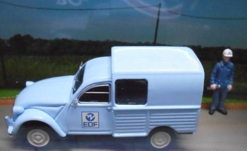 Citroen 2CV AKS 400 EDF 1974 1/43 IXO NEW+boxed  #4365 instant wheels