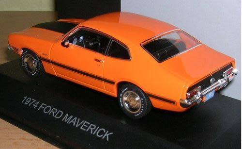 Ford Maverick GT 1974 orange 1/43 PremiumX NEW+boxed  #4868 instant wheels
