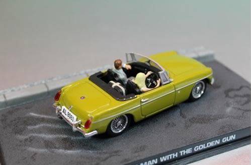 MGB JBond 007 Golden Gun 1/43 IXO NEW+boxed  #4705 instant wheels