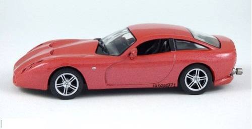 TVR Tuscan T440R 1999 red-met 1/43 IXO NEWinBlister  #4558 instant wheels