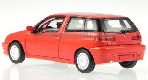 Alfa Romeo 145 CIVT Presentazione red 1997 1/43 PEGO NEW+boxed  #4715 instant wheels