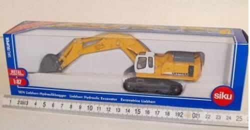 Liebherr hydraulic Excavator 1/87 SIKU Super NEW+boxed free delivery ex SA #9218 instant wheels