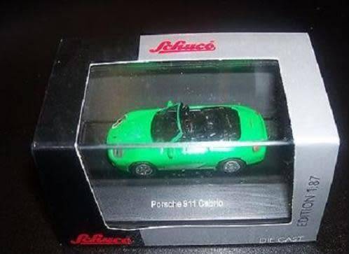 Porsche 911 Cabriolet green 1/87 Schuco NEW+boxed  #9347 instant wheels